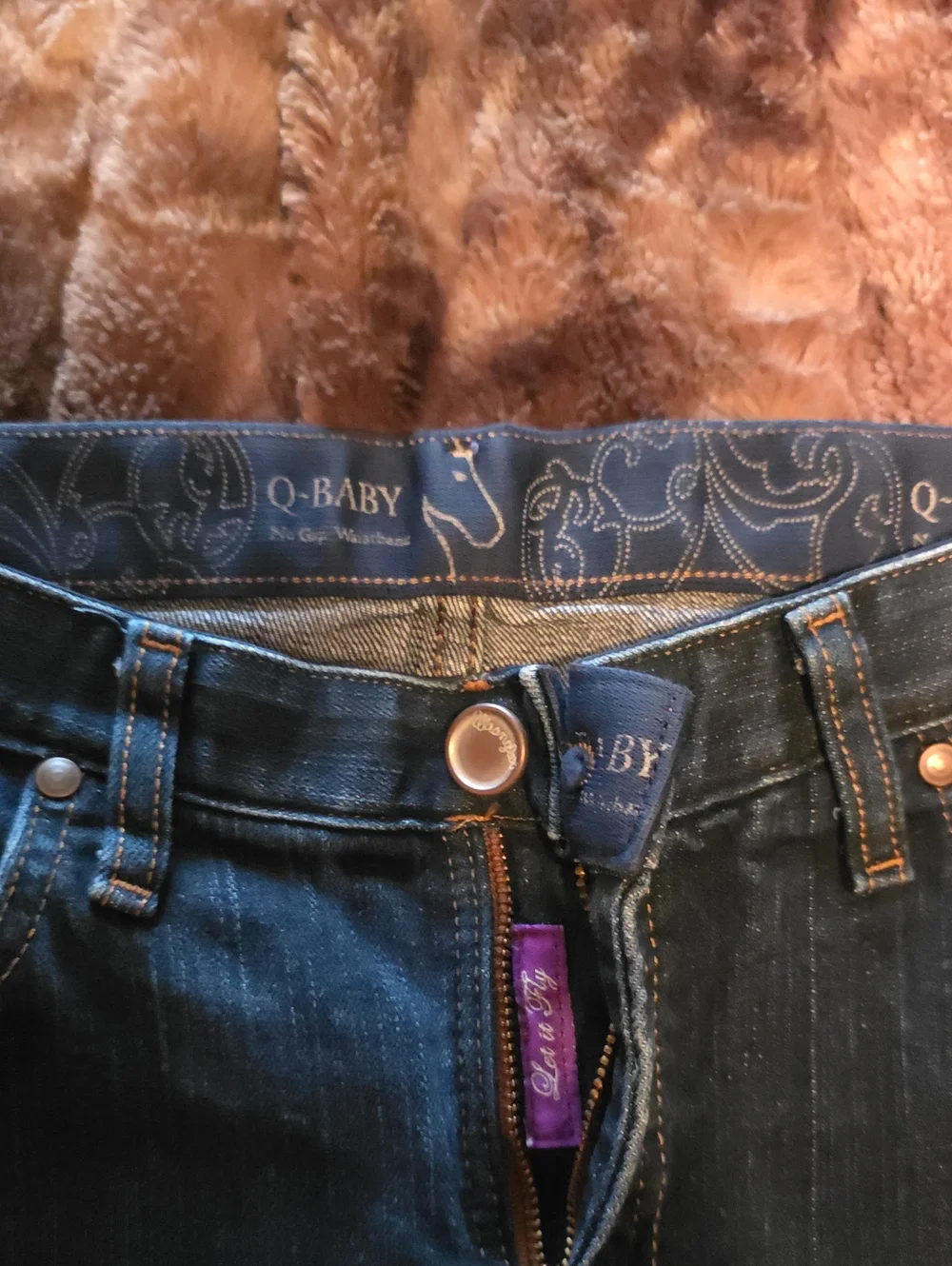 Wrangler Women's Dark Blue Denim Jeans